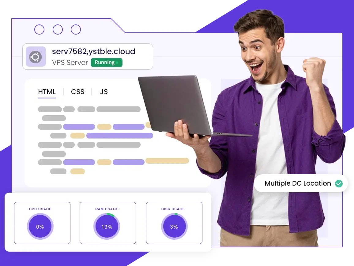 Hosting VPS Pangembang Dibangun kanggo Akses Root Lengkap lan Penyebaran Cepet | YouStable