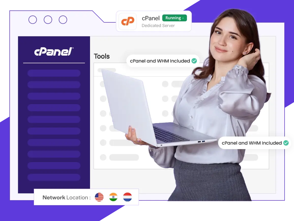 cPanel dedicated server with full root access, WHM control panel, and NVMe SSD storage | YouStable