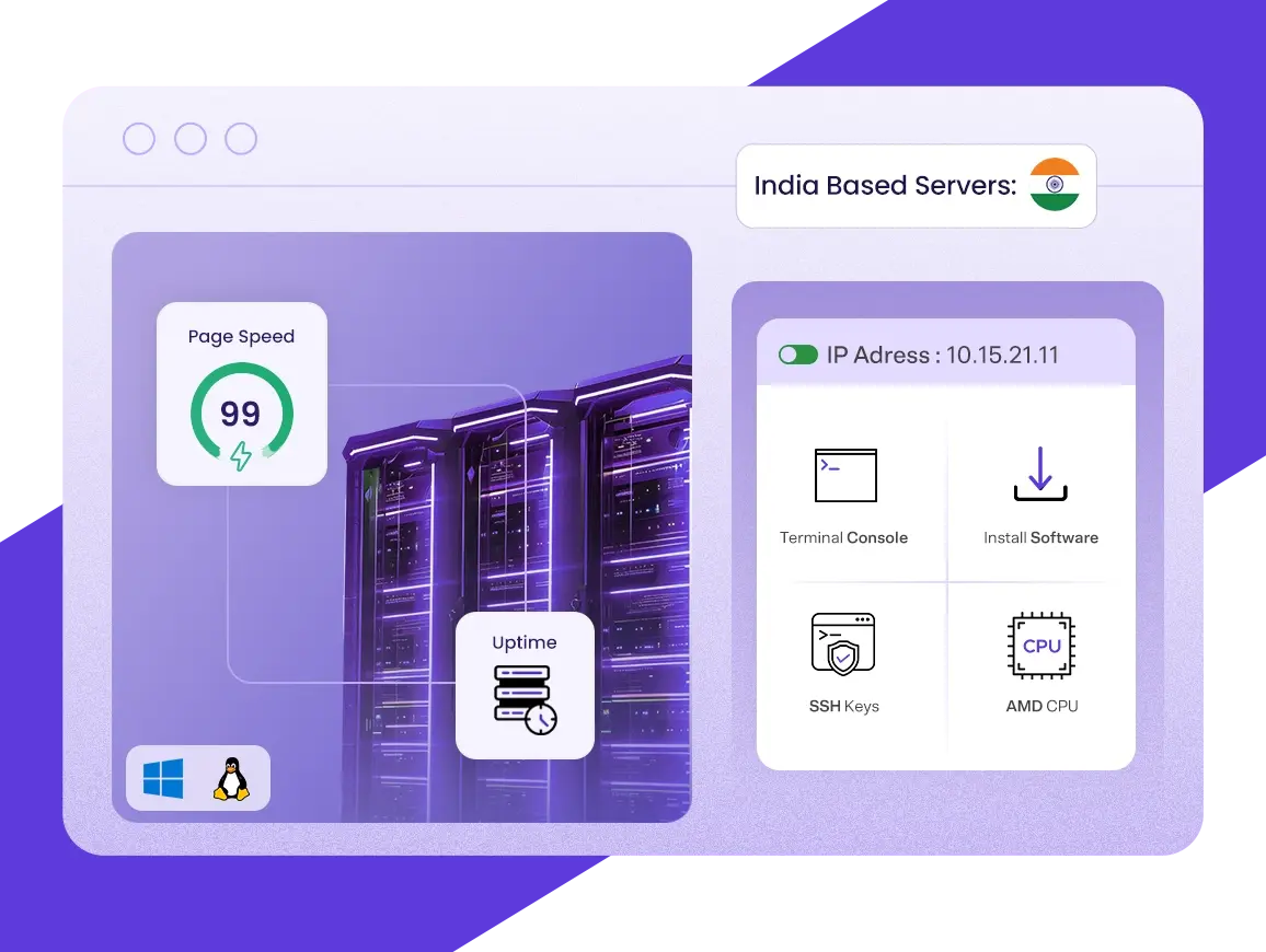 Enterprise physical machine in a local data center