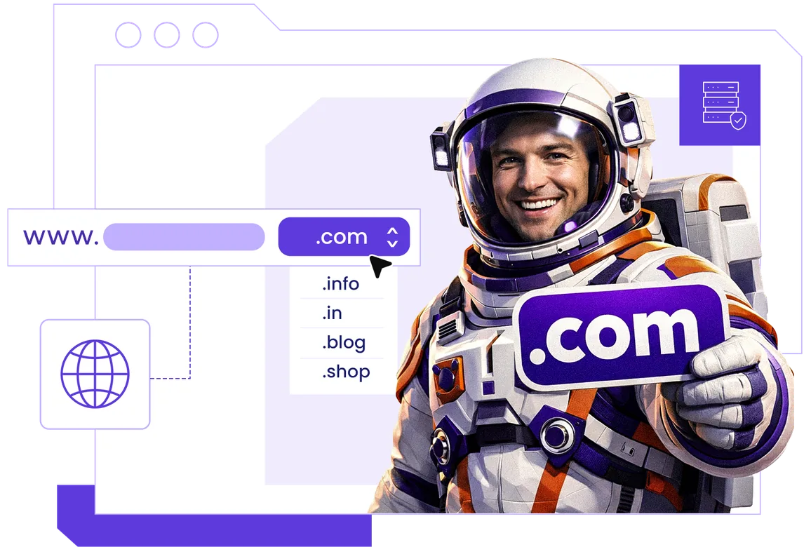 AI domain name generator suggesting brand-ready domain names