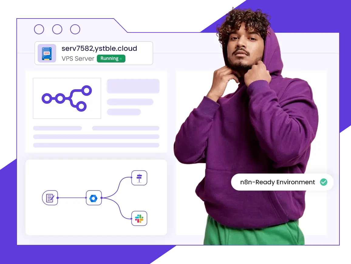 n8n VPS hosting with full root access and NVMe SSD performance | YouStable