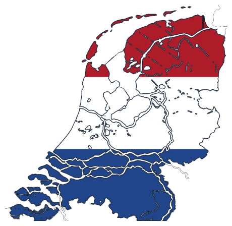 Map of the Netherlands showing where YouStable dedicated servers are hosted
