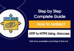 How to redirect HTTP to HTTPS Using .htaccess