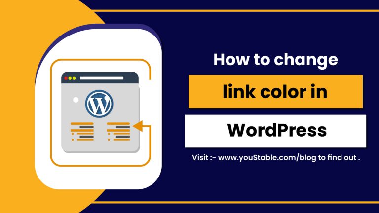 How to change link color in WordPress