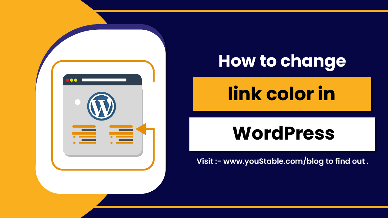 How to change link color in WordPress