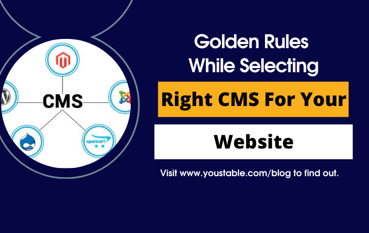 Golden Rules While Selecting Right CMS For Your Website