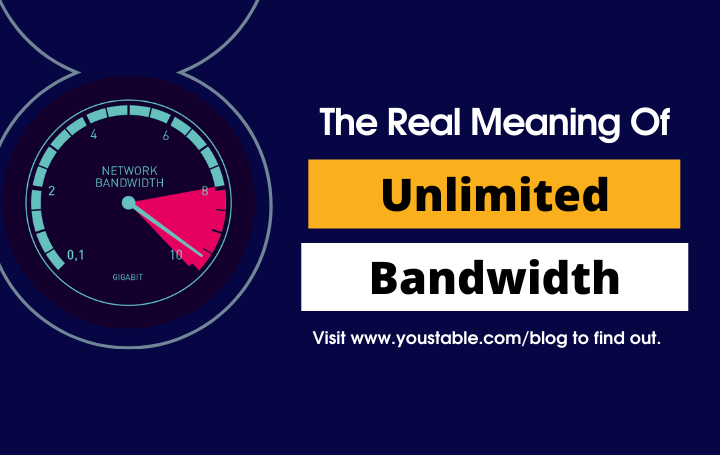 What is Unlimited bandwidth in an Unlimited web hosting plan?