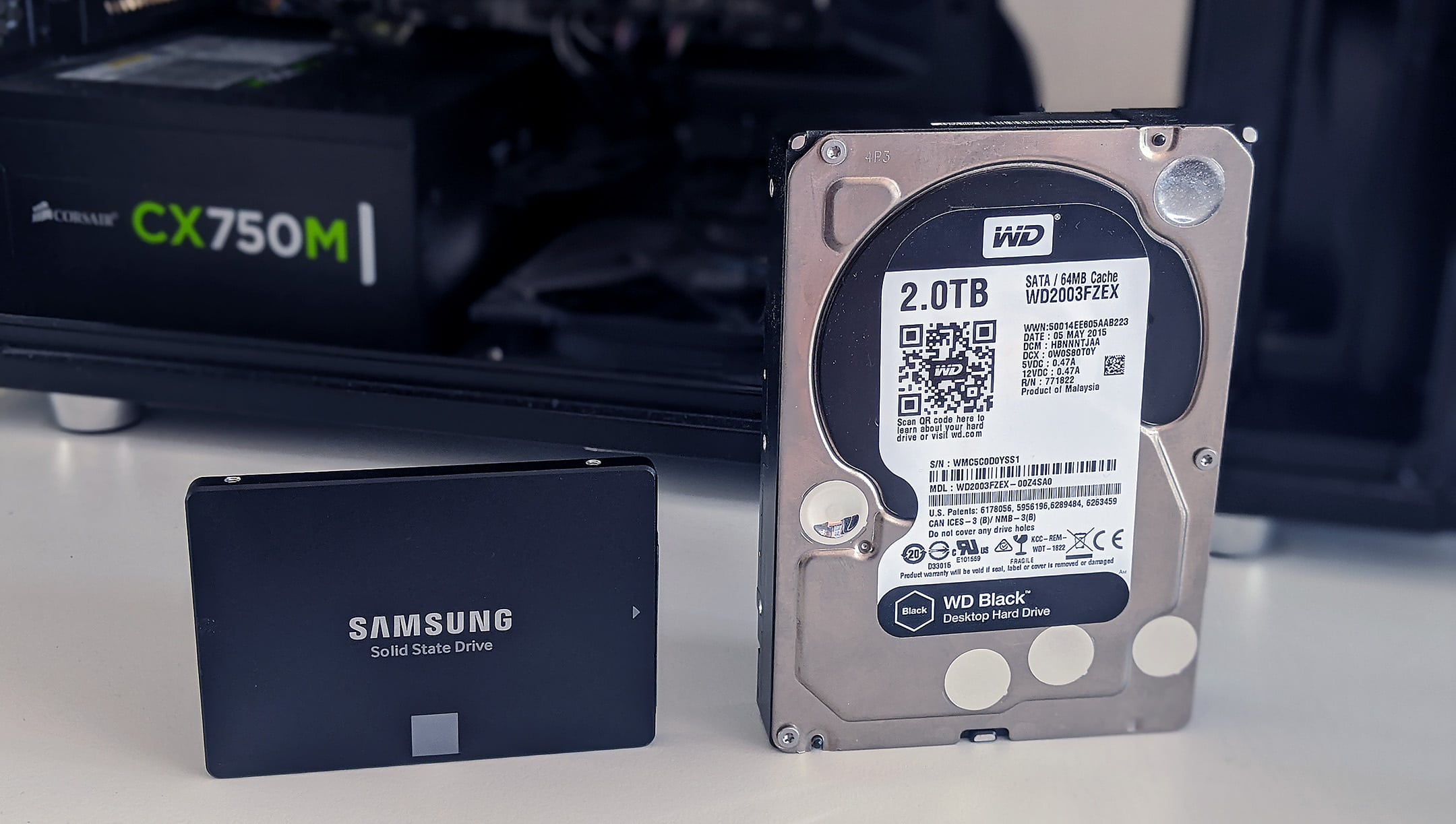 Disk Space (HDD or SSD)