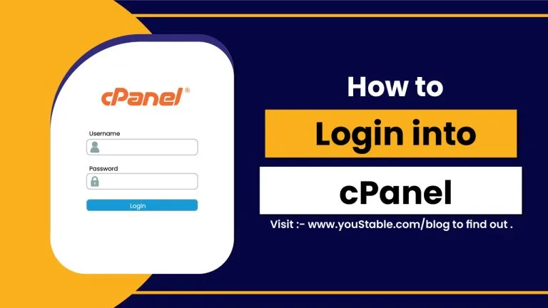 Hoe u zich aanmeldt bij cPanel