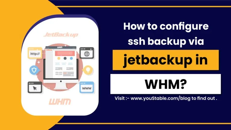 Cómo configurar la copia de seguridad SSH a través de JetBackup en WHM