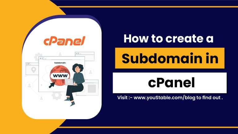 How to create a Subdomain in cPanel