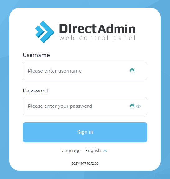 How to Login into DirectAdmin 3