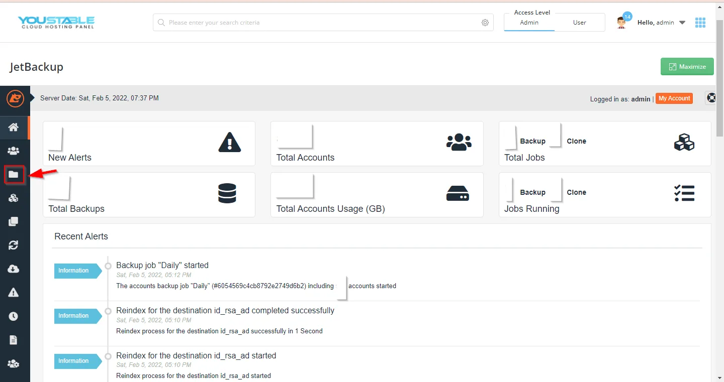 Как настроить резервное копирование по SSH через JetBackup в DirectAdmin? - скриншот 2