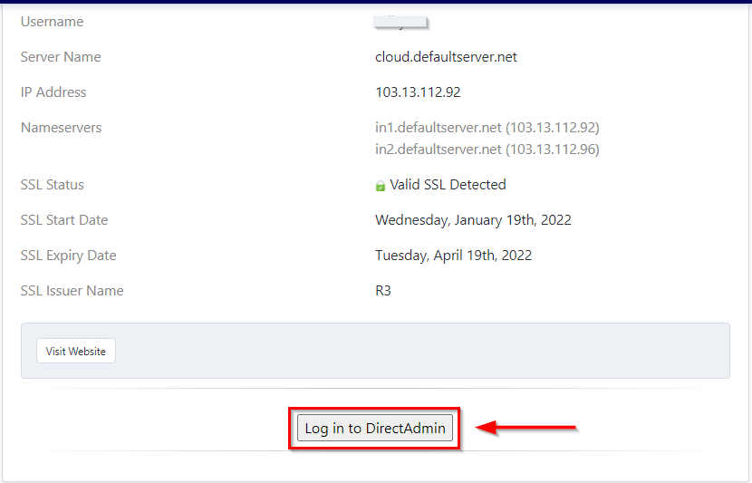 How to Login into DirectAdmin 2