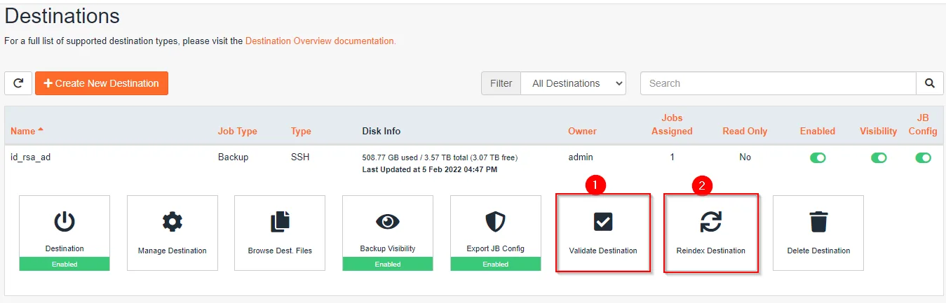Как настроить резервное копирование по SSH через JetBackup в DirectAdmin? - скриншот 8