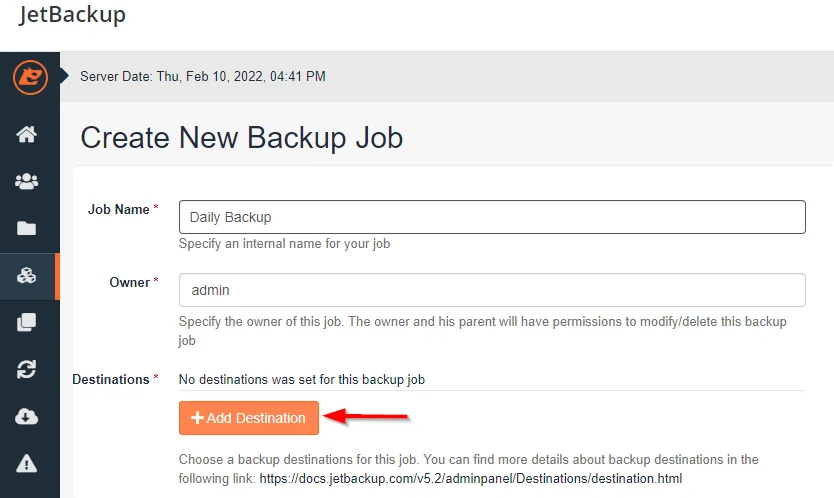 Как настроить резервное копирование по SSH через JetBackup в DirectAdmin? - скриншот 10