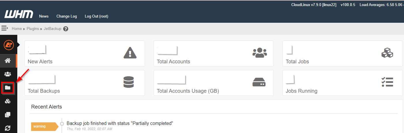 How to configure ssh backup via jetbackup in WHM? 3