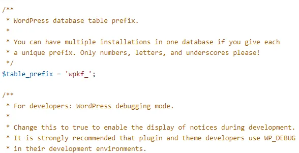 Cómo solucionar el error "Error al establecer la conexión con la base de datos" en WordPress - captura de pantalla 3
