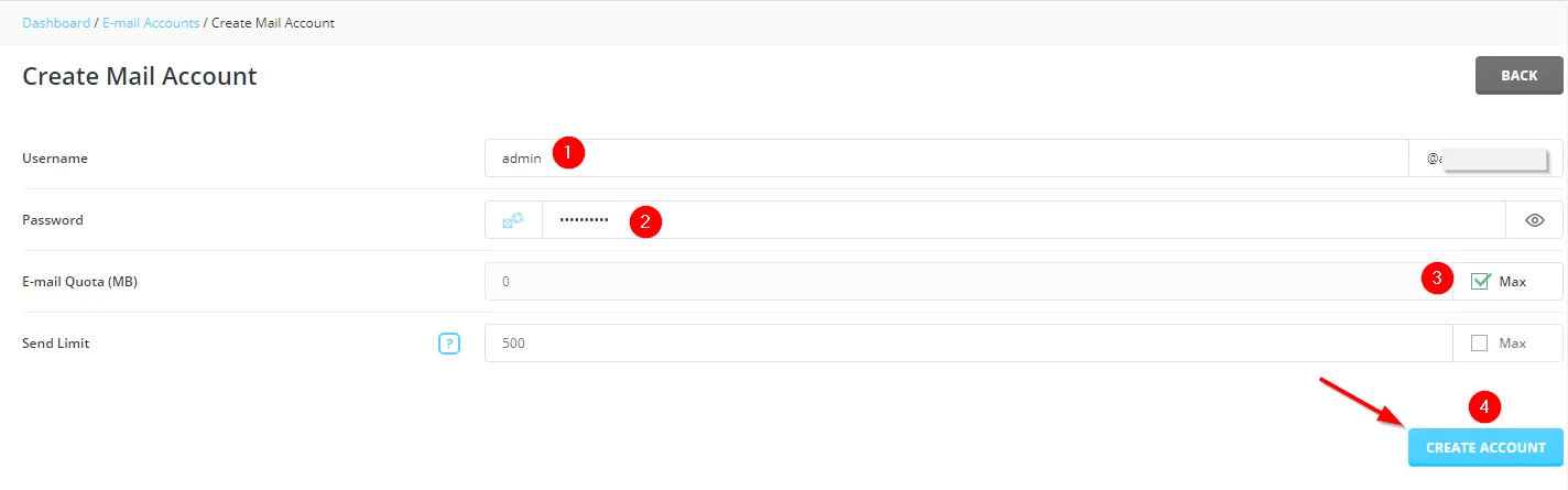 Cómo crear una cuenta de correo electrónico empresarial en Directadmin