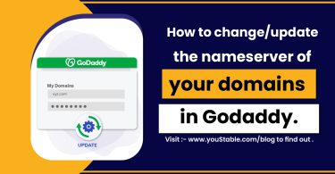 How to change update the nameserver of your domains in Godaddy