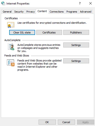 internet Seçenekleri
