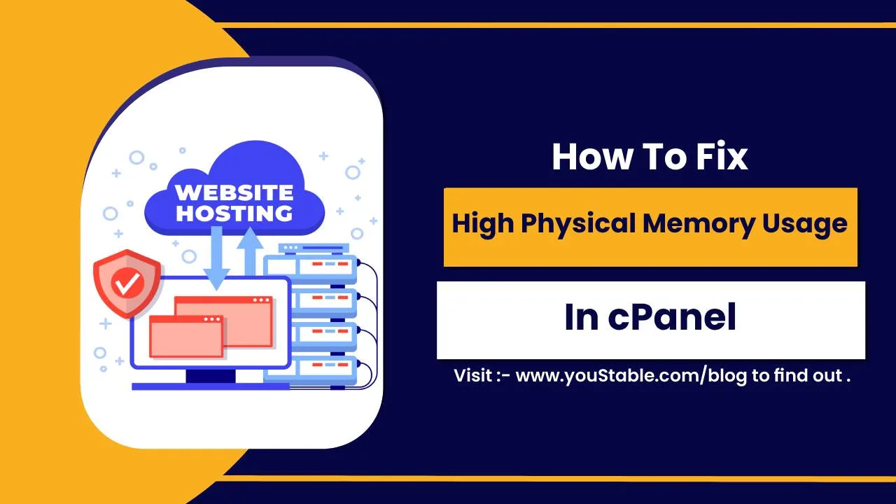 Cómo solucionar el alto uso de memoria física en cPanel