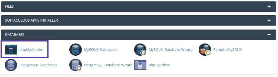 Consulta SQL con phpMyAdmin
