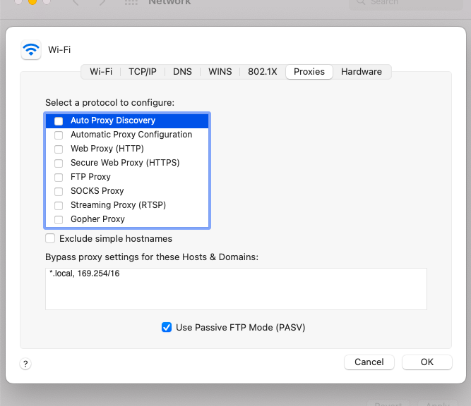 proxy protocols.