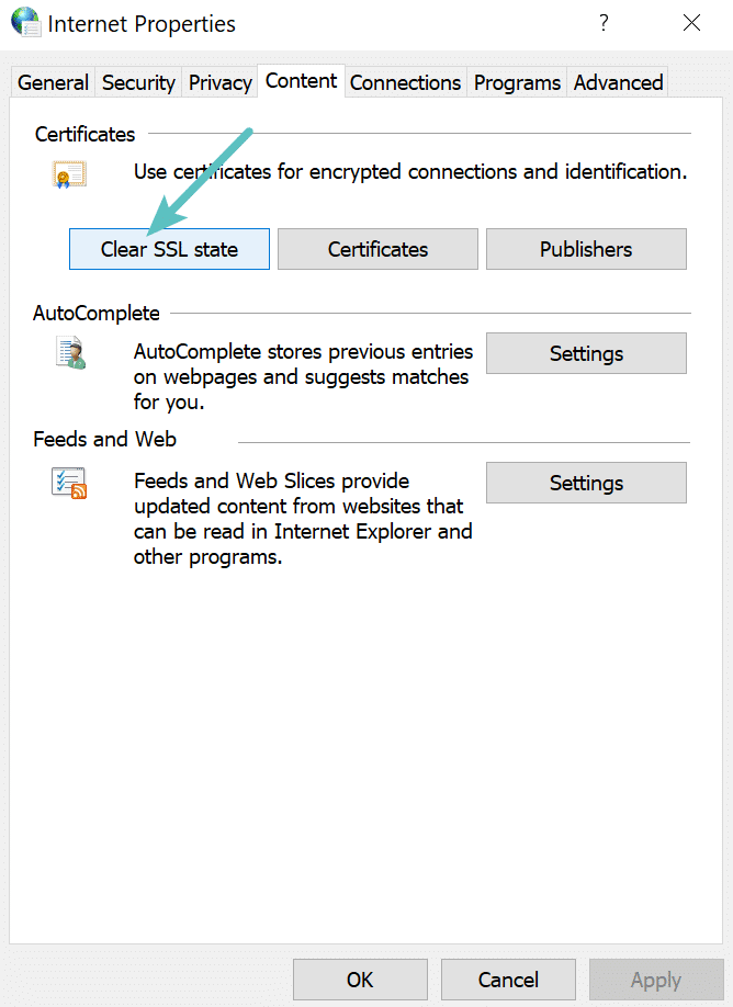 ways to fix the ERR_SSL_PROTOCOL_ERROR.