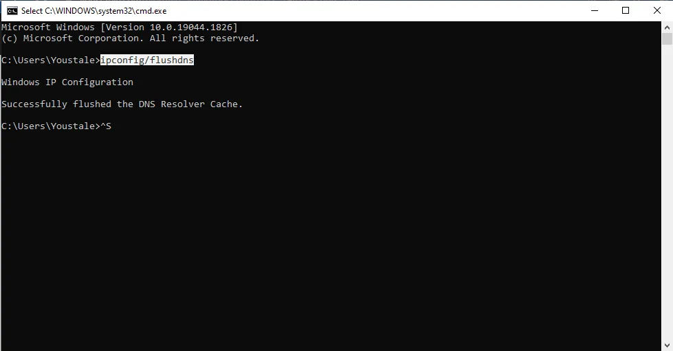 Jak opravit “DNS Chyba „Server neodpovídá“ – snímek obrazovky 1