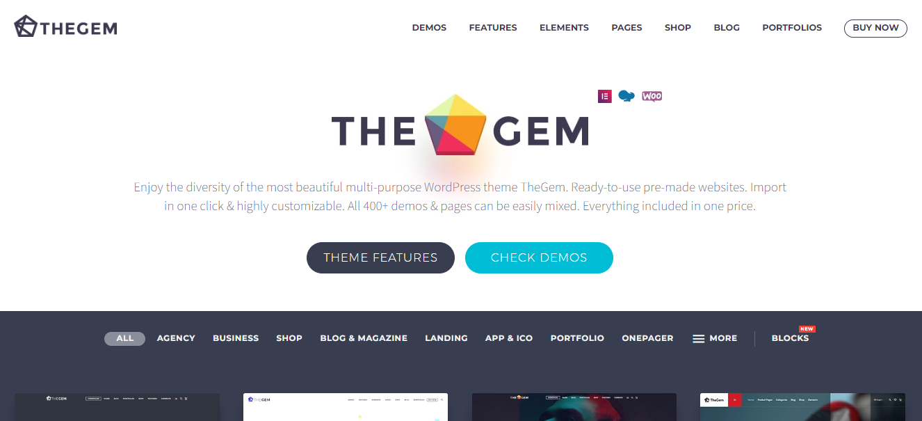 The Gem WordPress them