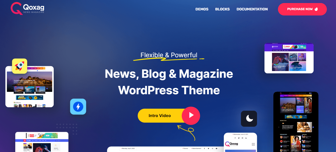 Qoxag WordPress Theme