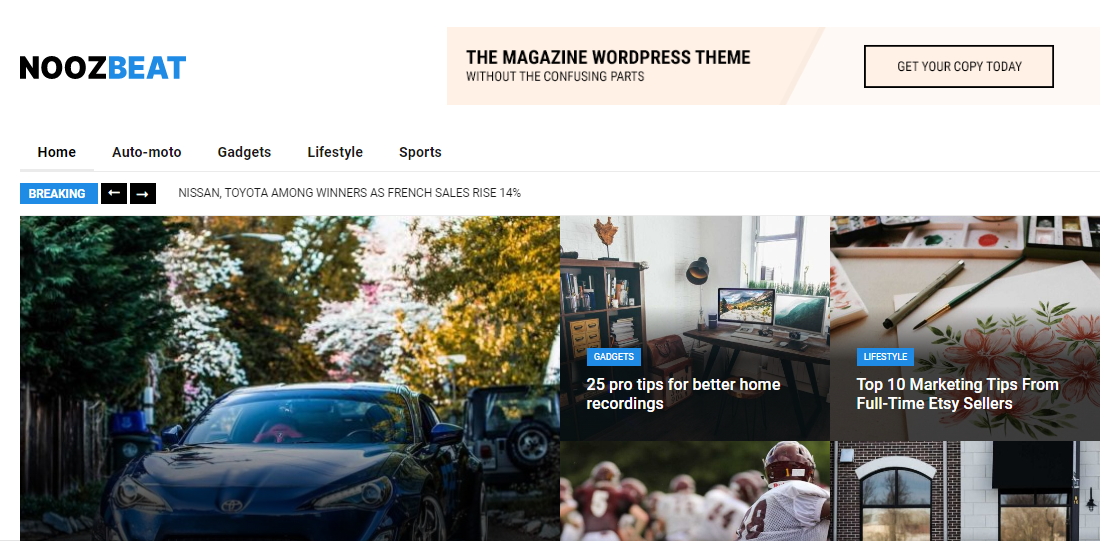 Noozbeat WordPress Theme