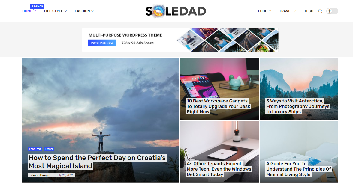 SoleDad WordPress Theme