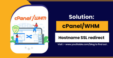 cPanel/WHM Hostname SSL redirect