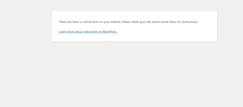 Wordpress White Screen of death