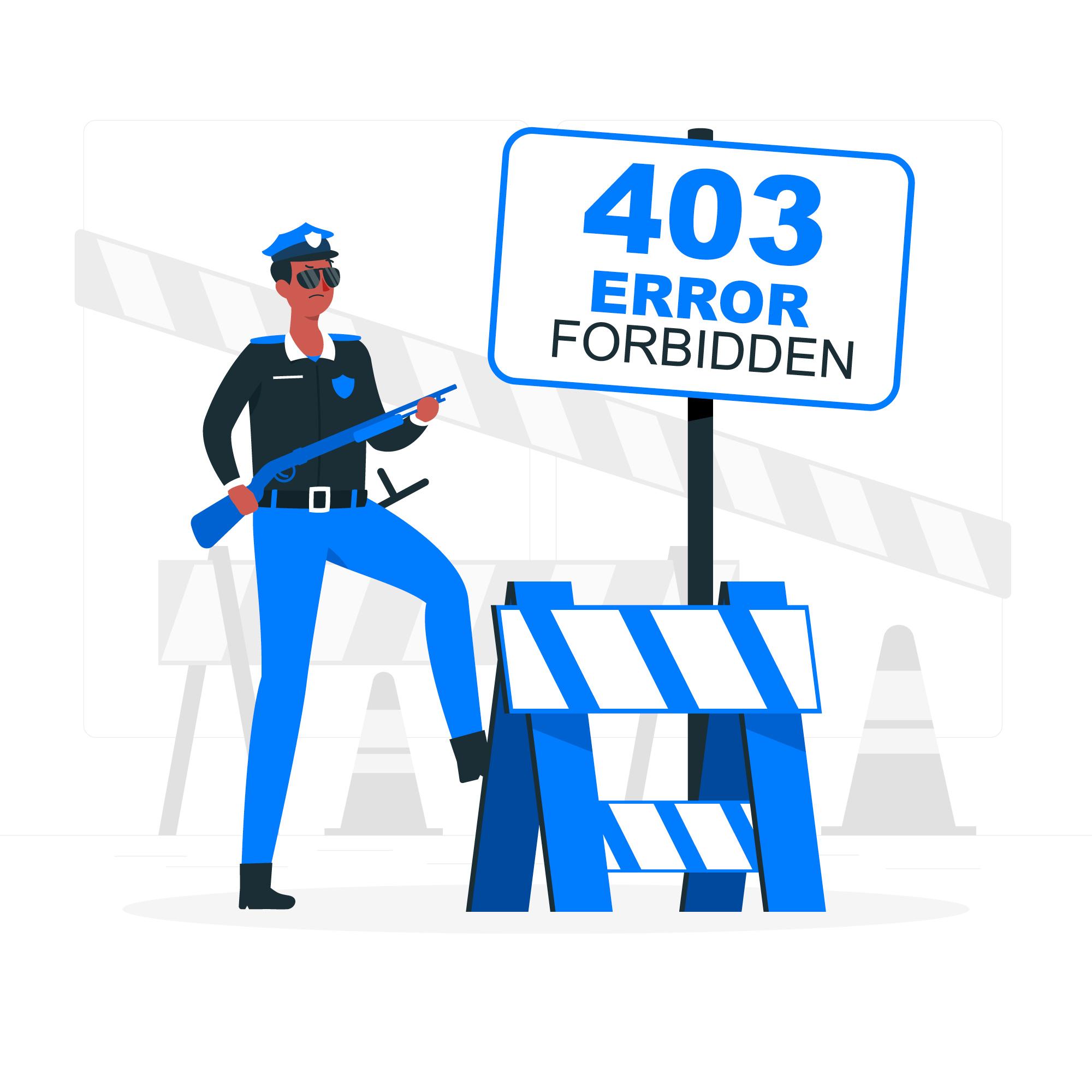 What is 403 forbidden error 