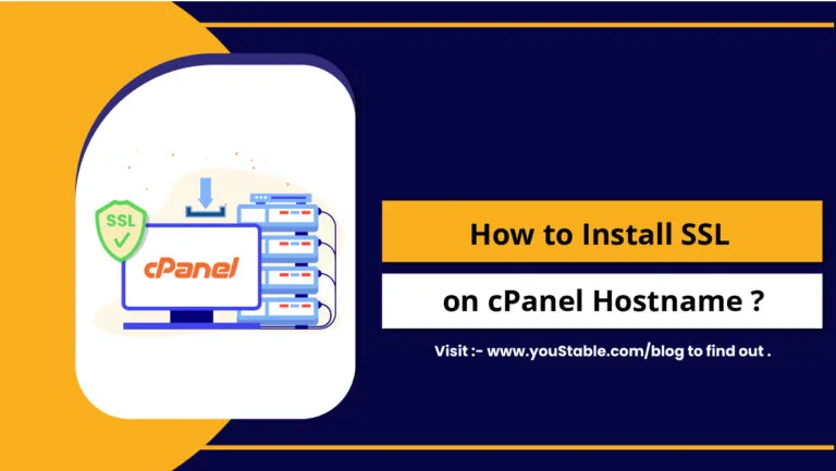 Cómo instalar SSL en el nombre de host de cPanel