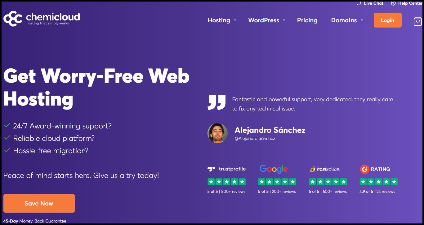 ChemiCloud Is The Best Web Hosting Provider
