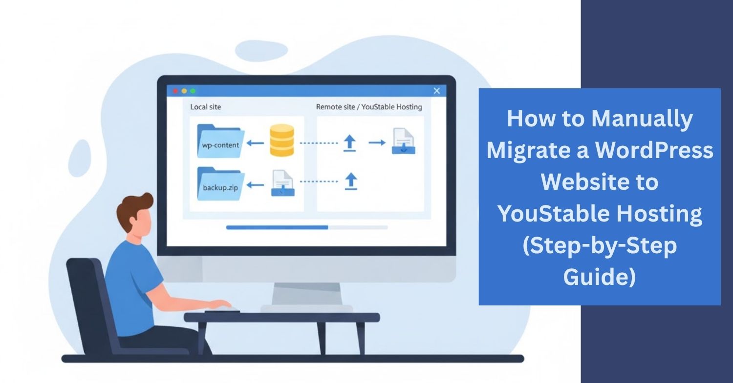 How to Manually Migrate a WordPress Website to YouStable Hosting (Step-by-Step Guide)