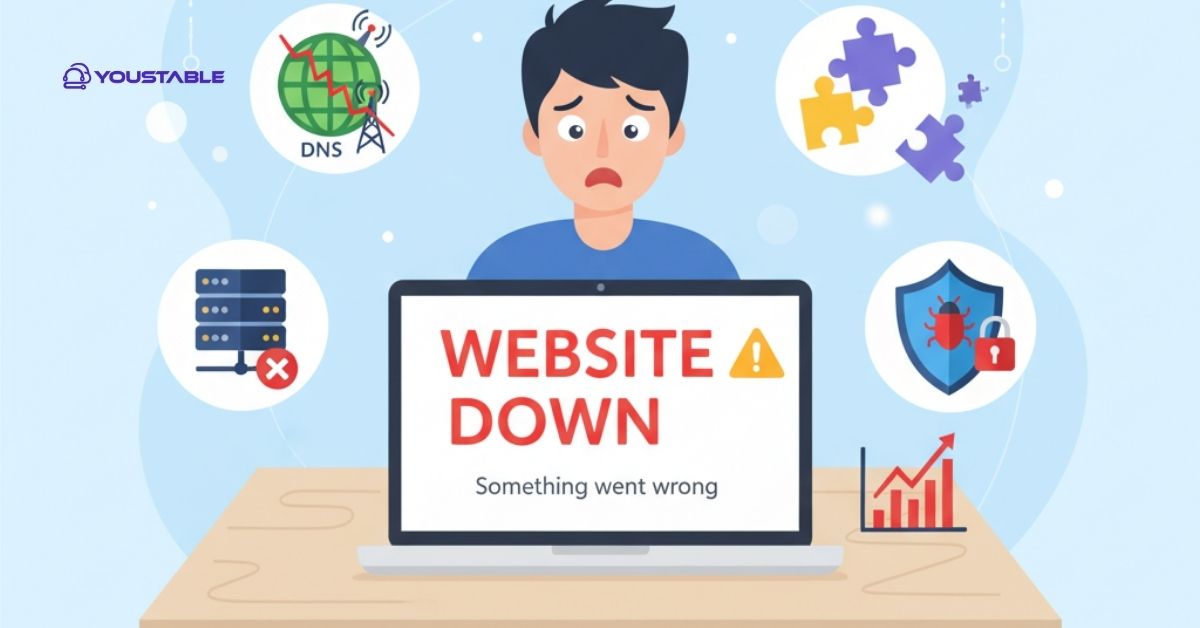 WEBSITE ALMOST ALWAYS DOWN visual data 8