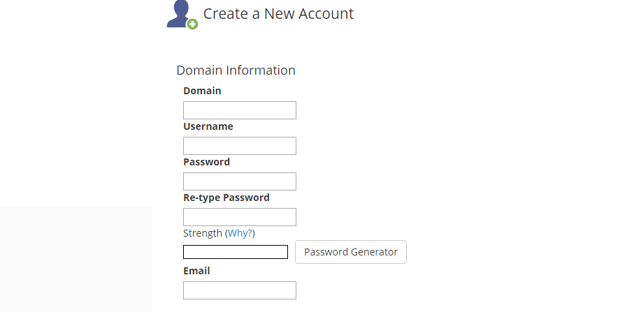 How to Create cPanel Account in WHM? 1