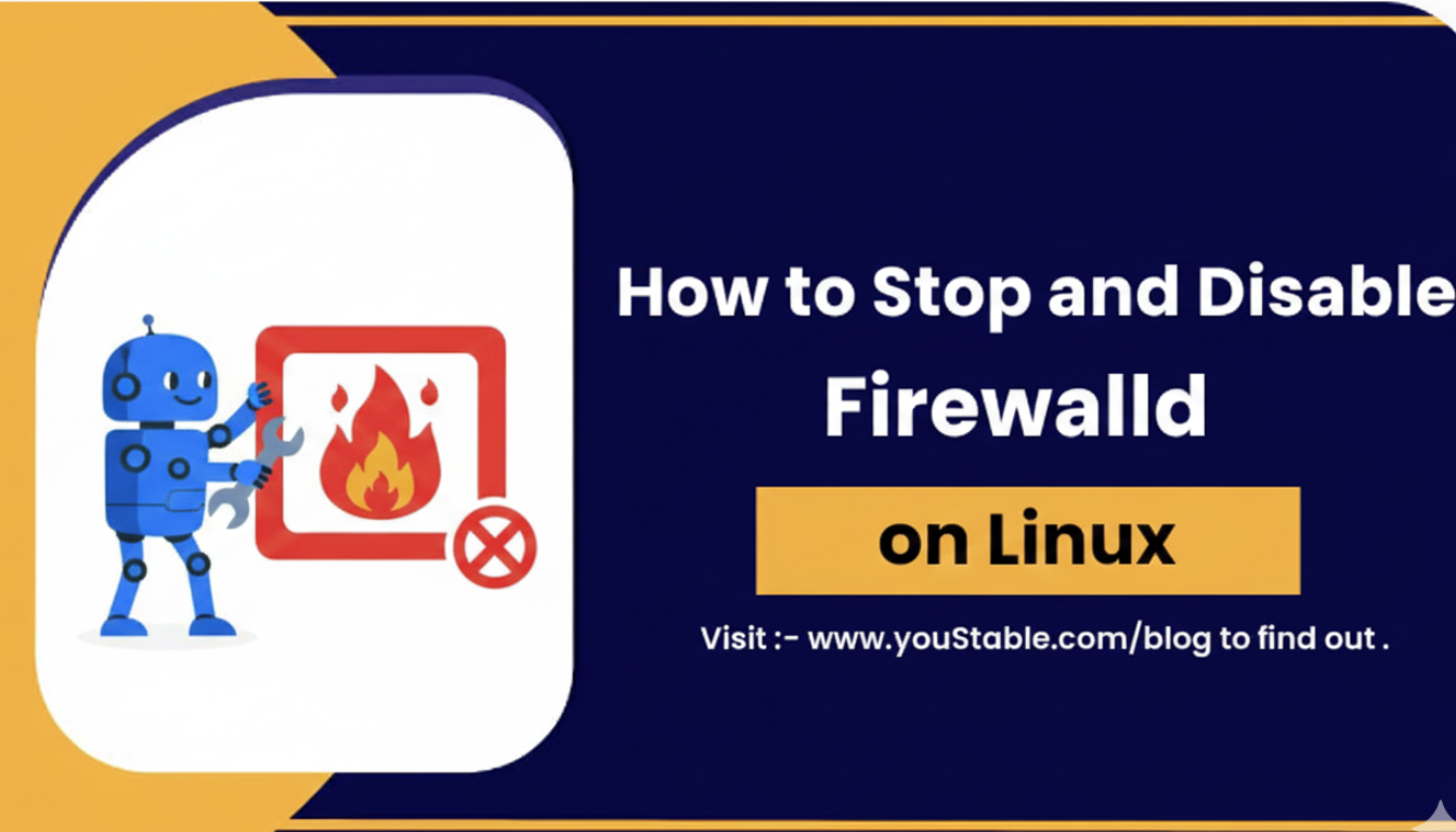 How to stop and disable firewalld on linux
