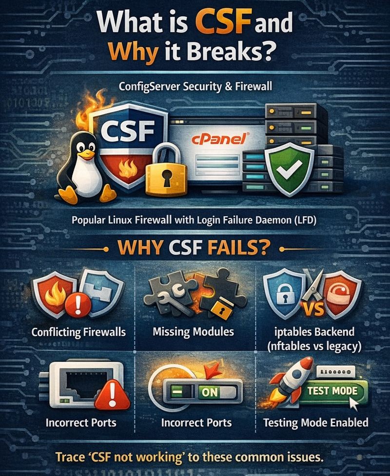 Fix CSF Firewall on Linux