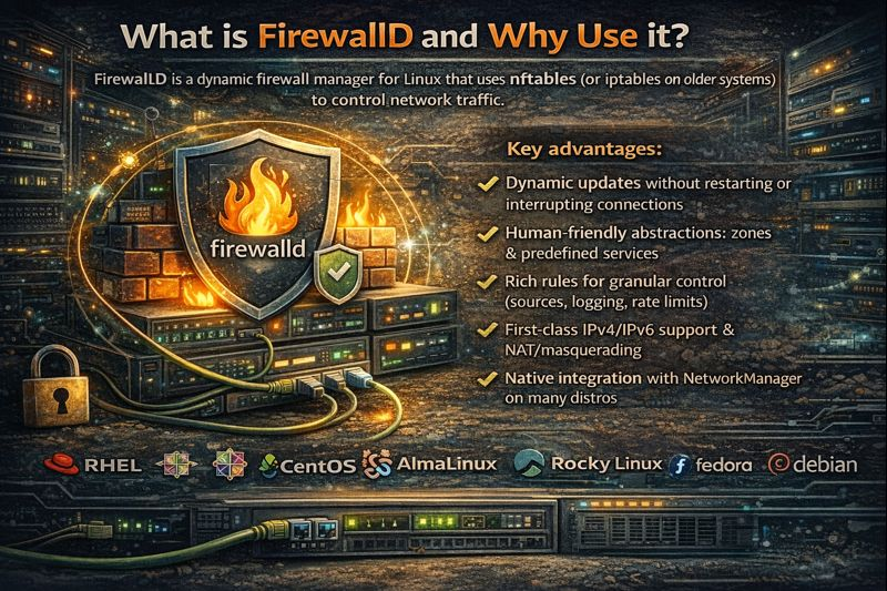 Create FirewallD on Linux