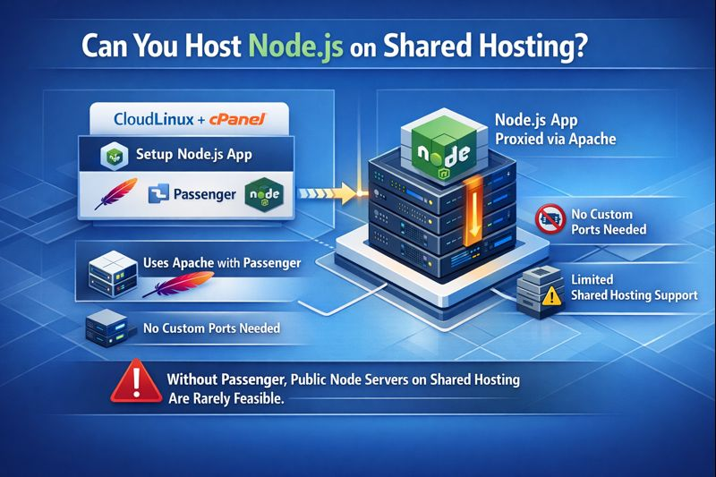 Host Node.js on Shared Hosting