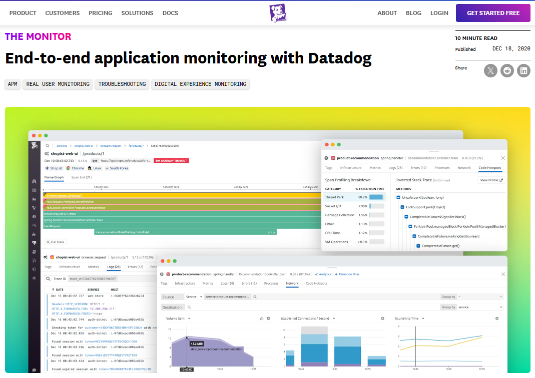 Best End-to-End Monitoring Tools