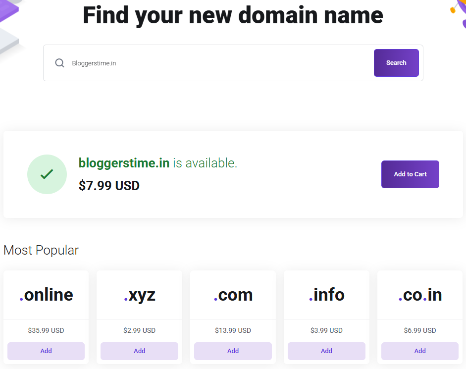 Best Domain Name