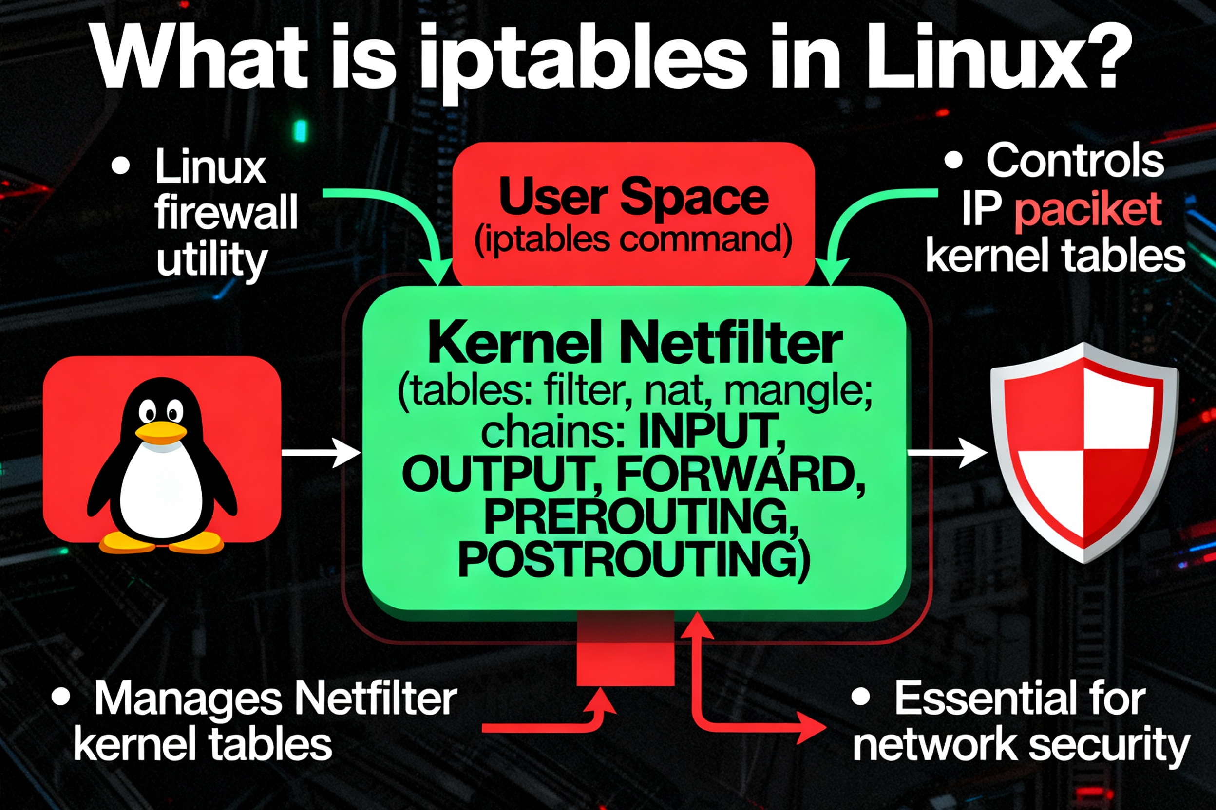 What is iptables in Linux?