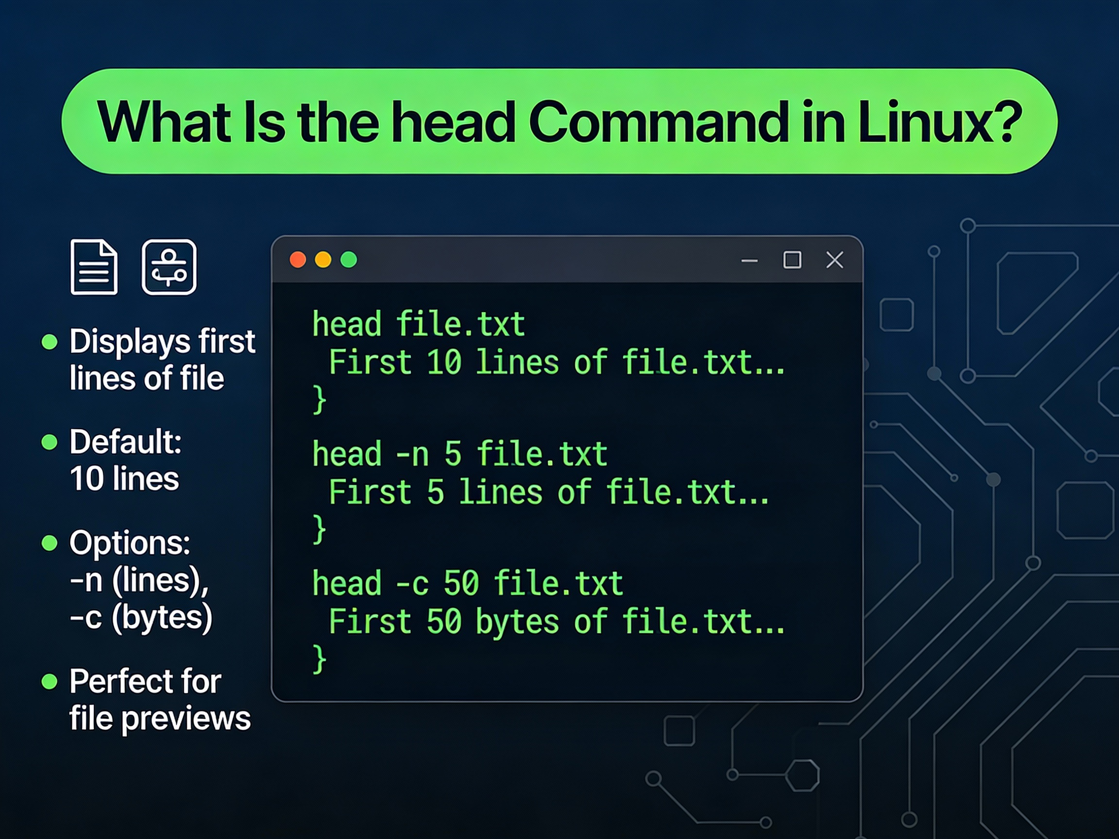 What Is the head Command in Linux?